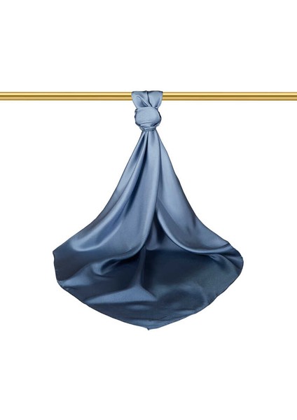 Koyu Indigo Indigo Degrade Twill Ipek Eşarp fiyatları