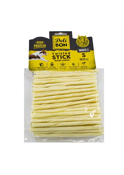 Deri Burgu Çubuk 150 Adet Beyaz