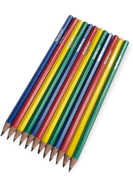 Smart Kids Köşeli Kurşun Kalem 12'li Paket