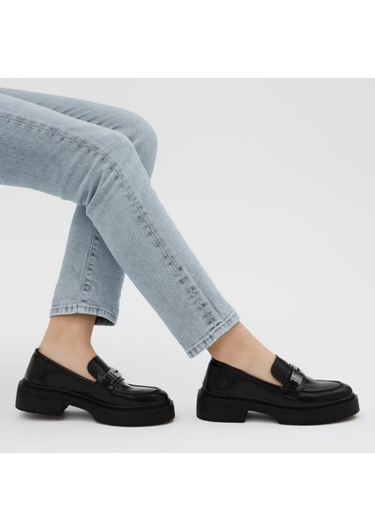 Kadın Vegan Loafer Ayakkabı 817 1981 Bn Ayk Y23