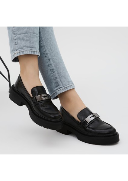 Kadın Vegan Loafer Ayakkabı 817 1981 Bn Ayk Y23