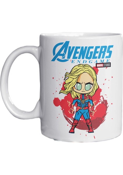 Avengers Endgame Temalı Özel Tasarım Baskılı Kupa Bardak 001