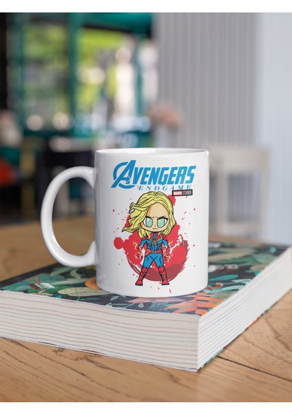 Avengers Endgame Temalı Özel Tasarım Baskılı Kupa Bardak 001