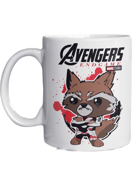 Avengers Endgame Temalı Özel Tasarım Baskılı Kupa Bardak 001