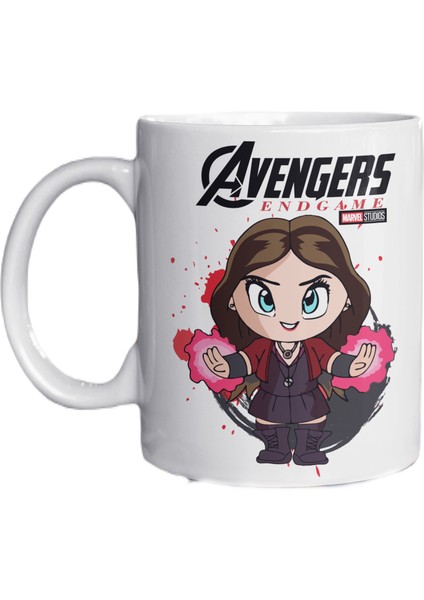 Avengers Endgame Temalı Özel Tasarım Baskılı Kupa Bardak 001