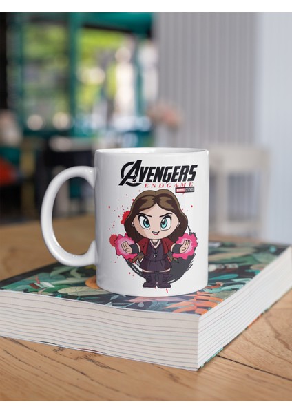 Avengers Endgame Temalı Özel Tasarım Baskılı Kupa Bardak 001