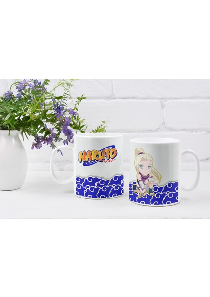 Anime Naruto Temalı Özel Tasarım Baskılı Kupa Bardak 001