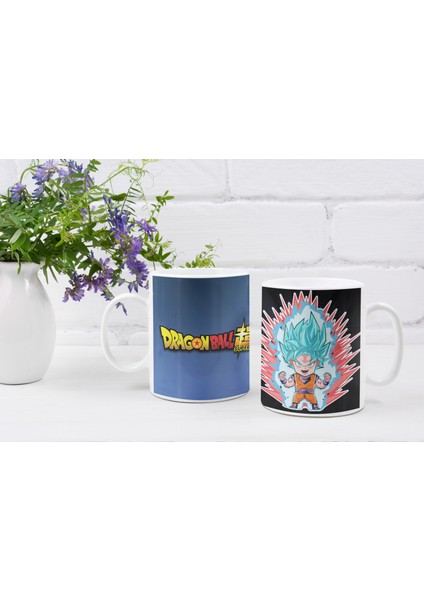 Anime Dragon Ball Temalı Özel Tasarım Baskılı Kupa Bardak 001