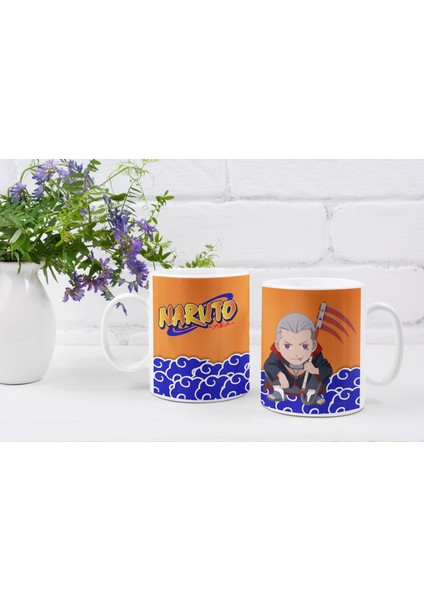 Anime Naruto Temalı Özel Tasarım Baskılı Kupa Bardak 001