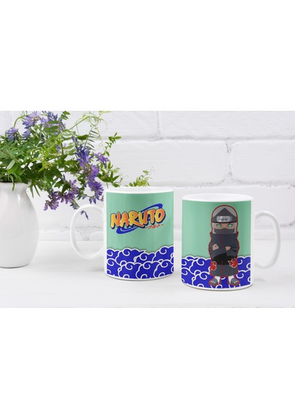 Anime Naruto Temalı Özel Tasarım Baskılı Kupa Bardak 002