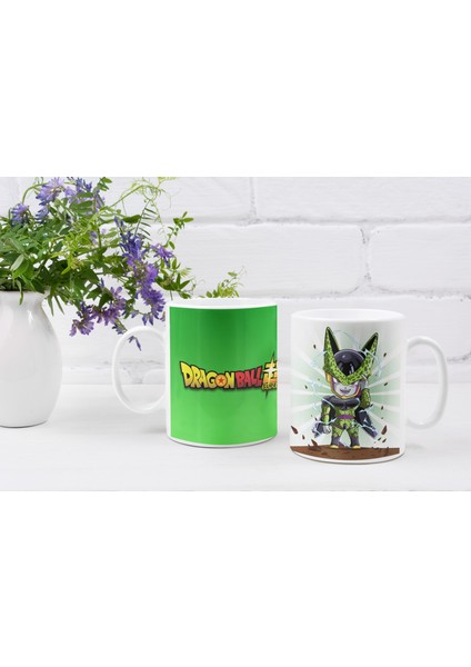 Anime Dragon Ball Temalı Özel Tasarım Baskılı Kupa Bardak 001