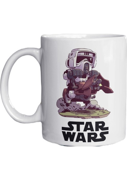 Star Wars Temalı Özel Tasarım Baskılı Kupa Bardak 002