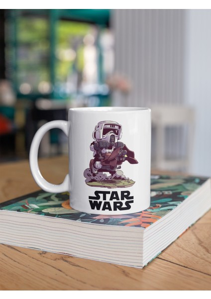 Star Wars Temalı Özel Tasarım Baskılı Kupa Bardak 002