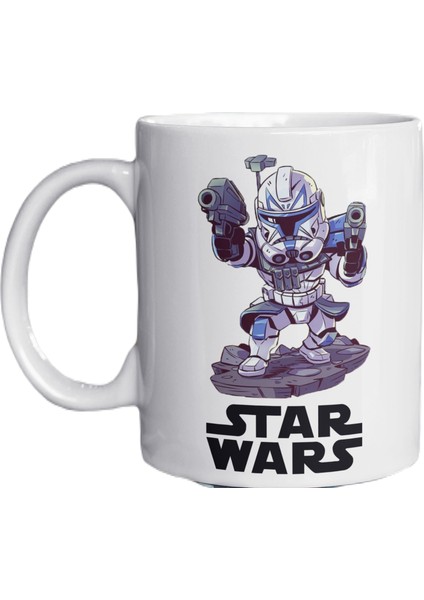Star Wars Temalı Özel Tasarım Baskılı Kupa Bardak 002