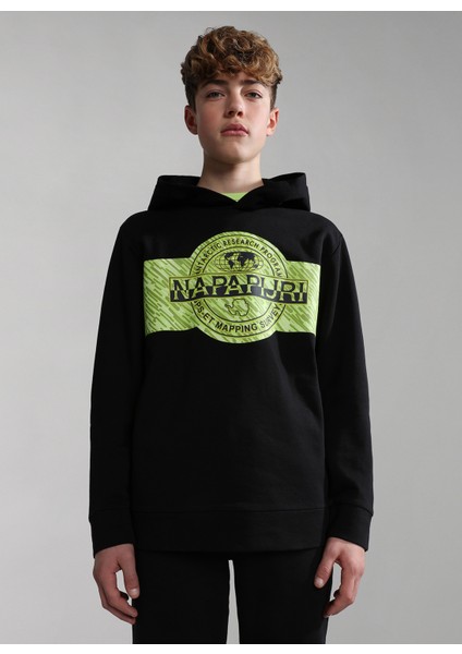 Erkek Çocuk Siyah Sveatshirt NP0A4GXD0411 K B-Pınzon