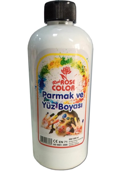 Parmak ve Yüz Hobi Boyası 500ML  10 Renk  Redrose