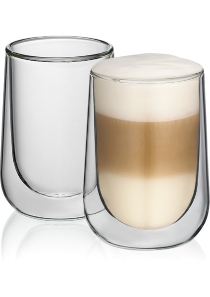 Fontana Çift Cidarlı Latte-Macchiato Bardağı 2'li 250 ml