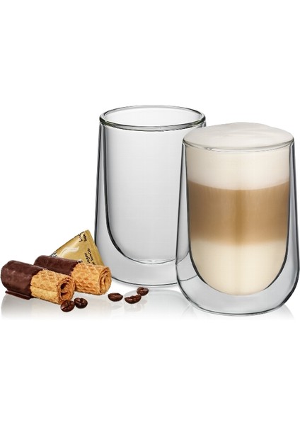 Fontana Çift Cidarlı Latte-Macchiato Bardağı 2'li 250 ml