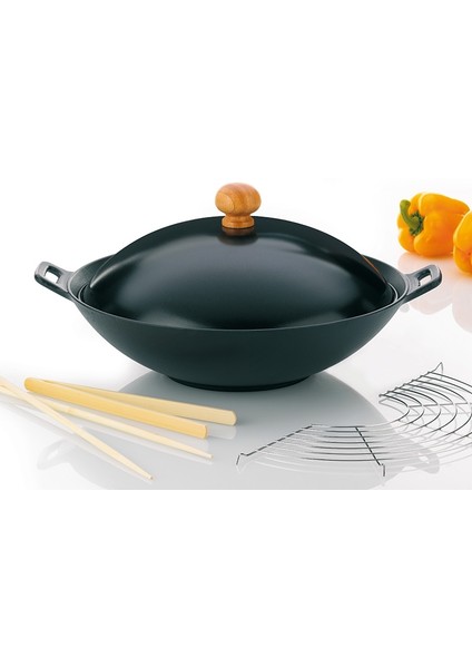 Asia Wok Seti 5 Parça 36 cm