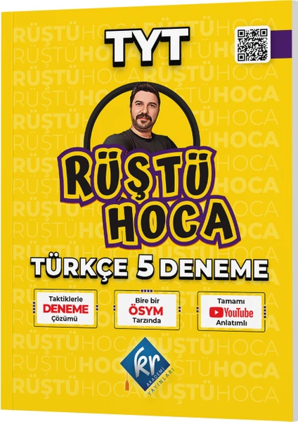 Kr Akademi Yayınları Rüştü Hoca TYT Türkçe 5 Deneme