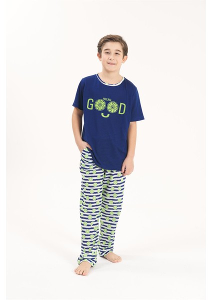 Yeni Inci Kısa Kollu Erkek Çocuk Pijama Takım CEP340 fiyatları