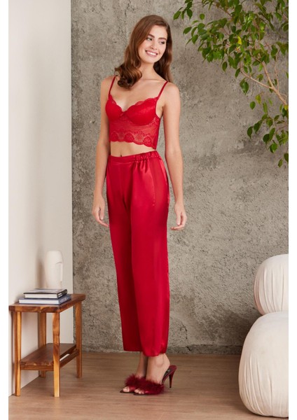 Saten Dörtlü Gelin Çeyiz Seti - 7025 modelleri