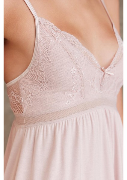 Saten Dantelli Gecelik & Sabahlık Takım - 4010 fırsatları