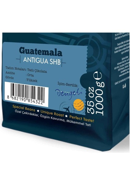 Moliendo Guatemala Antigua SHB Yöresel Kahve (Öğütülmüş Filtre Kahve) 1000 g