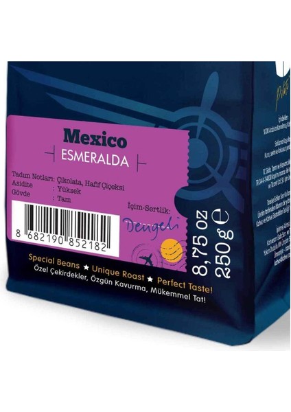 Moliendo Mexico Esmeralda Yöresel Kahve (Çekirdek Kahve) 250 g