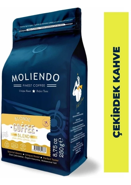 Moliendo Blonde Coffee Blend Kahve (Çekirdek Kahve) 250 g