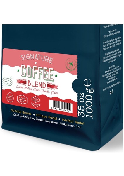 Moliendo Signature Coffee Blend Kahve (Çekirdek Kahve) 1000 g