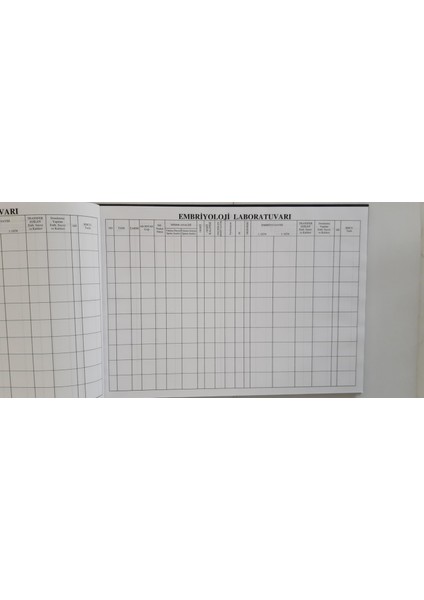 Embriyoloji Laboratuvarı Kayıt Defteri fiyatları