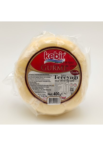 Kebir Gurme Tereyağı Tuzlu 400 gr