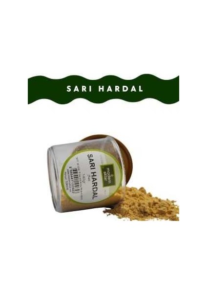 Doğal Sarı Hardal Öğütülmüş (Toz) 140 gr