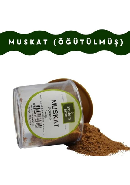 Modern Aktar Doğal Muskat Öğütülmüş 140 gr