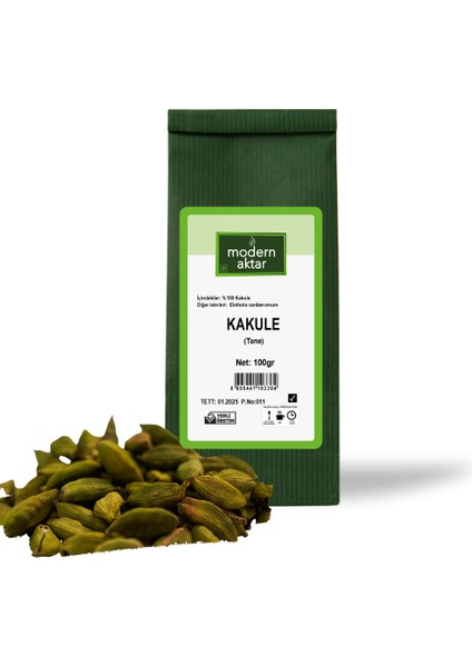 Modern Aktar Doğal Kakule 100 gr