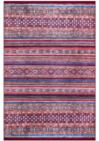 Home Etnik Kilim Desen Yıkanabilir Baskılı Pamuk Taban Halı