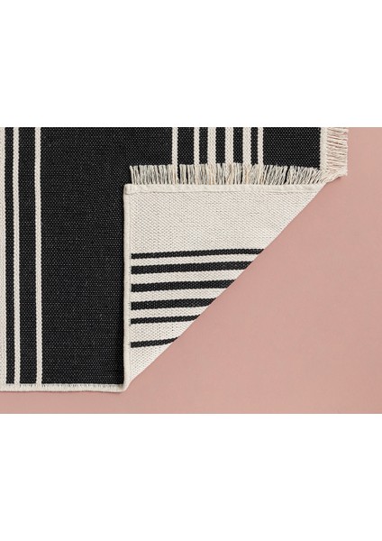 Royal Blend Dokuma Kilim 80 x 150 cm Krem Siyah modelleri