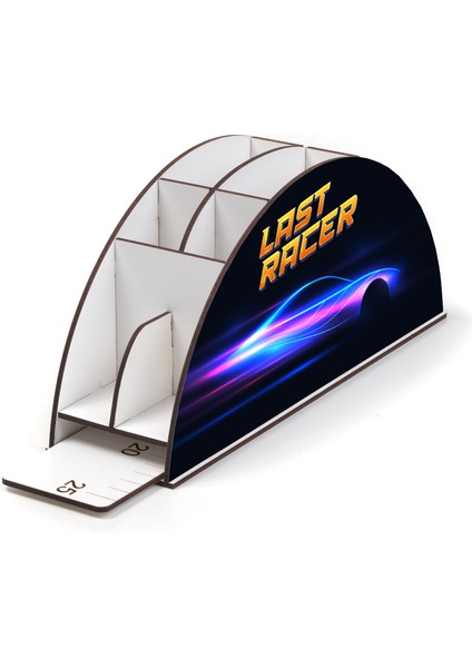 Ahşap Vip Lastracer Gökkuşağı Cetvelli Masaüstü Kalemlik Çocuklar Için Organizer NOTPAVIP118 modelleri