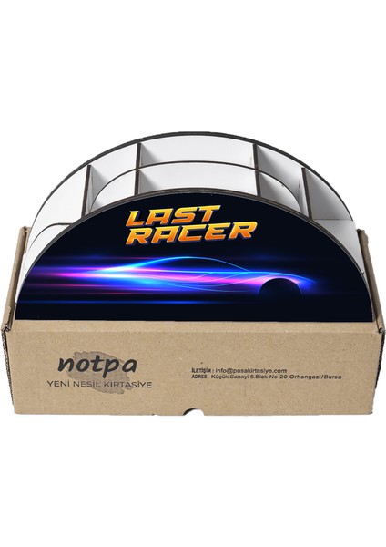 Ahşap Vip Lastracer Gökkuşağı Cetvelli Masaüstü Kalemlik Çocuklar Için Organizer NOTPAVIP118 fırsatları