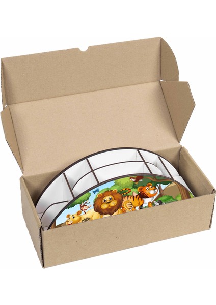 Ahşap Vip Aslan ve Ekibi Ormanda Gökkuşağı Cetvelli Masaüstü Kalemlik Çocuklar Için NOTPAVIP14 indirimleri