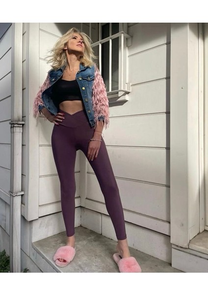 melina Patlıcan Tayt