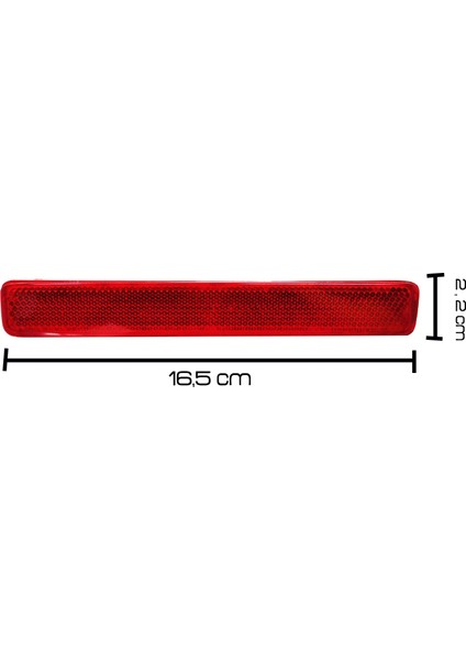 Volkswagen Transporter T5 Için Arka Tampon Reflektörü - Sol