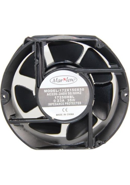 172X150X50 mm 220-240 Volt Metal Oval Fan