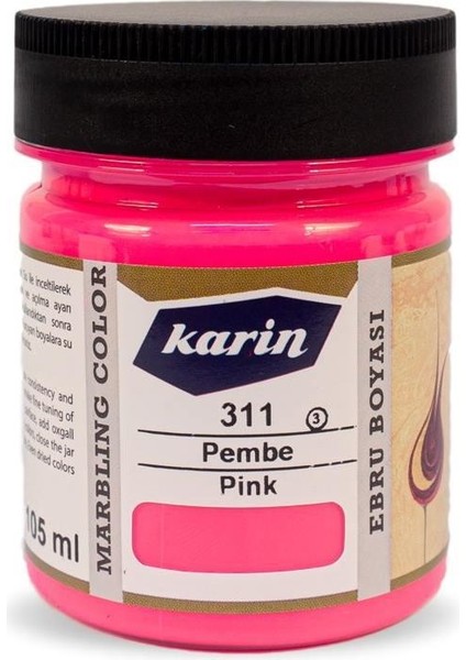 Ezilmiş Ebru Boyası 105ML 311 Pembe
