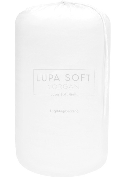 Bedding Lupa Soft Çift Kişilik Penye Yorgan 300 Gr/m2 - Beyaz