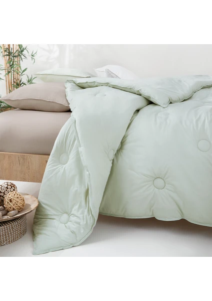 Bedding Lupa Soft Çift Kişilik Penye Yorgan 300 Gr/m2 - Adaçayı