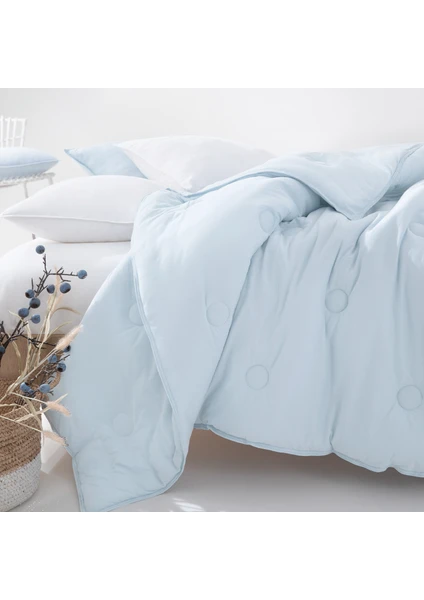 Bedding Lupa Soft Çift Kişilik Penye Yorgan 300 Gr/m2 - Buz Mavisi