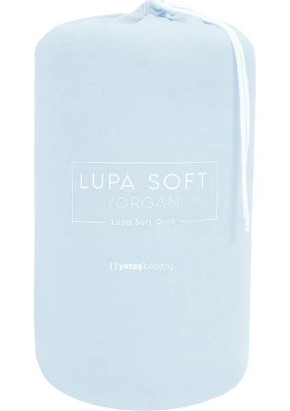 Bedding Lupa Soft Çift Kişilik Penye Yorgan 300 Gr/m2 - Buz Mavisi