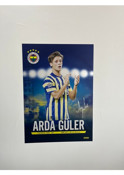 Odyak Statıkıum Arda Güler Poster 56X80 cm Statik Kağıt Yapışkansız Fb Lisanslı Orijinal